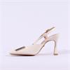 Una Healy Candy Man Brooch Slingback - Cream